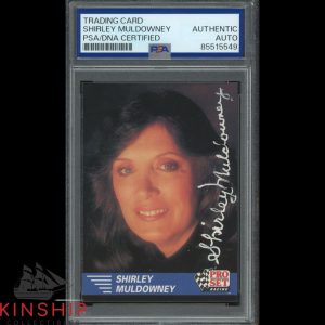 Shirley Muldowney signed 1991 Pro Set Trading Card PSA DNA Slab NHRA Auto C4753