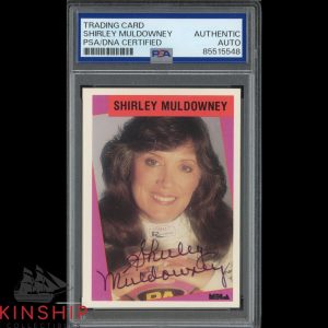 Shirley Muldowney signed 1989 Mega Promotions Card PSA DNA Slab NHRA Auto C4756