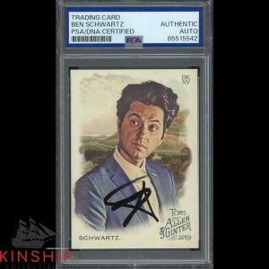 Ben Schwartz signed 2019 Allen & Ginter Card PSA DNA Slab Star Wars Auto C4760