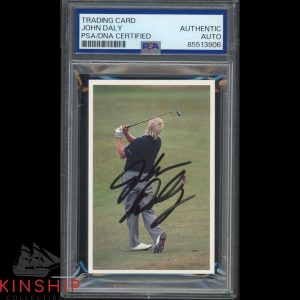 John Daly signed 1994 BBC Question Board Game Card PSA DNA Slab Golf Auto C4720