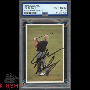 John Daly signed 1994 BBC Question Board Game Card PSA DNA Slab Golf Auto C4748