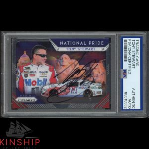 Tony Stewart signed 2019 Panini Prizm Pride Card PSA DNA Slab NASCAR Auto C4718