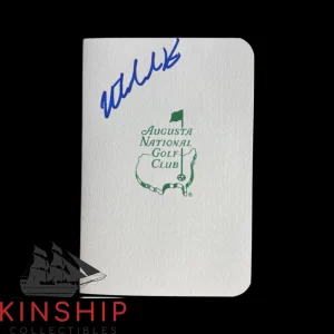 Michael Kim signed Masters Scorecard JSA COA Augusta PGA Golf Auto Z2295