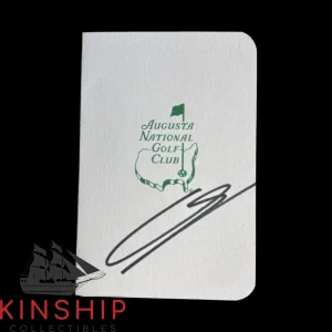 Sungjae Im signed Masters Scorecard JSA COA Augusta PGA Golf Auto Z2297