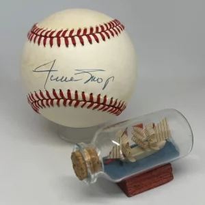 Willie Mays signed Rawlings ONL Baseball JSA LOA Giants HOF Auto Rare A4002