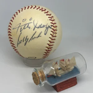 Willie Mays Bobby Bonds Juan Marichal signed Baseball JSA LOA Vintage Auto A4008