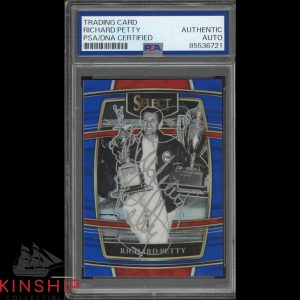 Richard Petty signed 2022 Panini Select Trading Card PSA DNA Slab NASCAR C4772