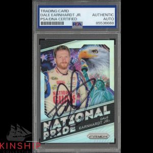 Dale Earnhardt Jr signed 2018 Panini Prizm Trading Card PSA DNA Slab Auto C4782