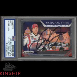Dale Earnhardt Jr signed 2019 Panini Prizm Trading Card PSA DNA Slab Auto C4779
