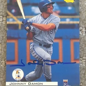 1994 Classic #25 Johnny Damon signed autographed card Kansas City Royals