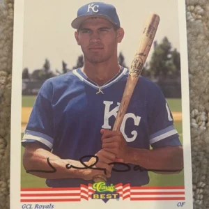 1992 Classic Best Johnny Damon #417 signed autographed card Kansas City Royals