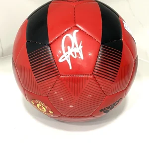 Paul Pogba Hand Signed Official Manchester United Soccer Ball Beckett Certified