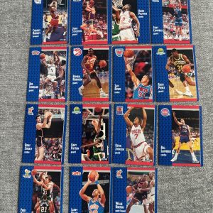 1991-92 Fleer Tony's Pizza Basketball 15 Card Lot Charles Barkley John Stockton