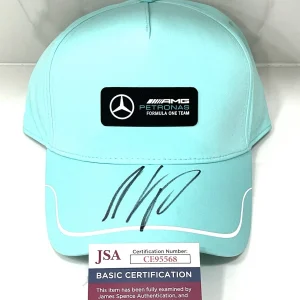 Kimi Antonelli Hand Signed Mercedes Petronas Racing F1 Formula 1 Hat JSA Cert #1