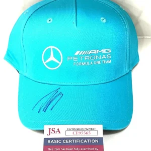 Kimi Antonelli Hand Signed Mercedes Petronas Racing F1 Formula 1 Hat JSA Cert #2