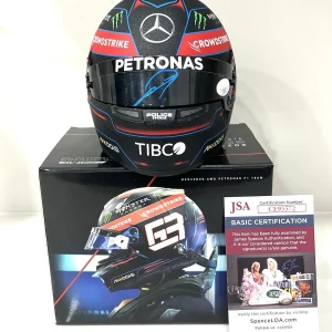 George Russell Signed Mercedes 1:2 Mini Helmet F1 Driver Formula 1 JSA Cert 4