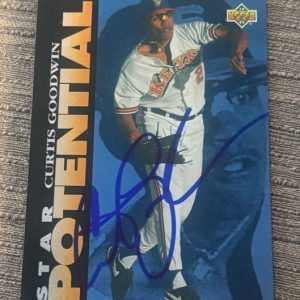 1994 Upper Deck Minor League #253 Curtis Goodwin signed autographed card Orioles