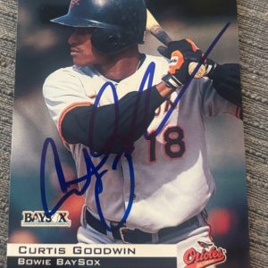 1994 Classic #37 Curtis Goodwin signed autographed card Baltimore Orioles
