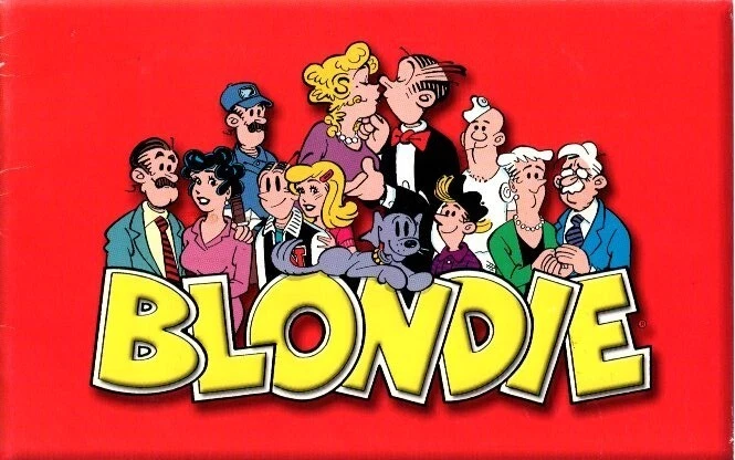 DEAN YOUNG Autographed Signed THE BLONDIE STORY Comic Strip Book - To Raymond
