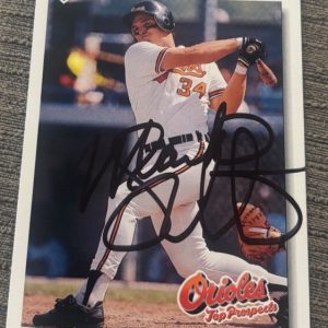Mark Smith 1992 Upper Deck Minor League #281 signed autographed card Orioles