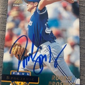 1994 Pinnacle Paul Spoljaric signed autographed Rookie Toronto Blue Jays RC card