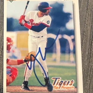1992 Upper Deck Minor League #182 Tony Clark signed autographed card Tigers