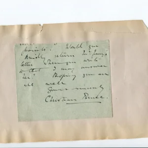 Lady Jean Christian Bruce Peerage Elgin Signed Autograph