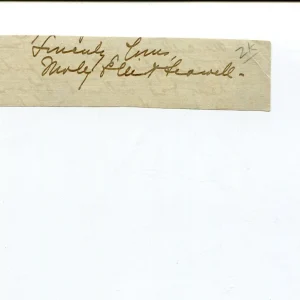 Molly Elliot Seawell Author Historian Journalist Signed Autograph