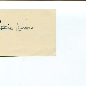 Leslie Owen Bishop of Lincoln Clergy Maidstone Jarrow Signed Autograph