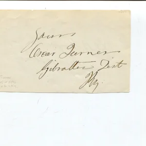 Oscar Turner Philip Thompson Kentucky KY 1800s Congress Signed Autograph