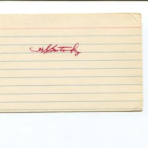 Herbert Gutowsky Wolf Prize Chemistry Nuclear Magnetic Resonanc Signed Autograph