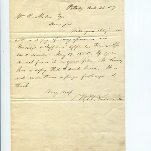 Walter H Lowrie Pennsylvania Chief Justice Supreme Court Signed Autograph ALS