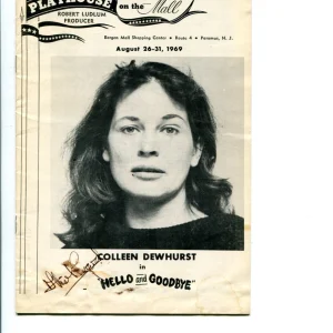 Athol Fugard Playwright Hello & Goodbye Broadway Play Signed Autograph Playbill