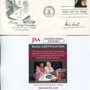 David Souter US Supreme Court Justice Law Harvard Signed Autograph FDC JSA