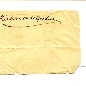 Charles Gordon-Lennox Duke of Richmond & Gordon Signed Autograph