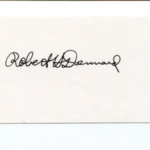 Robert H. Dennard Electrical Engineer DRAM Inventor Signed Autograph