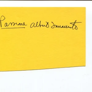 Albert Innaurato Author Playwright & Theatre Theater Director Signed Autograph