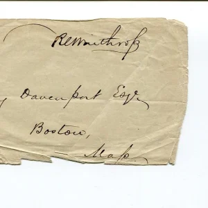 Robert Charles Winthrop MA US Representative Senator Congress Signed Autograph