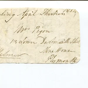 Charles Fyshe Palmer MP Member Parliment Reading Signed Autograph