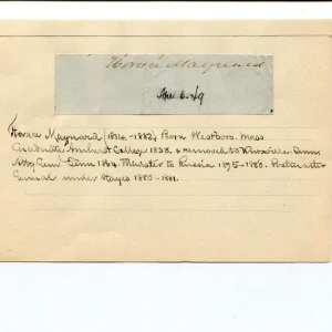 Horace Maynard US Postmaster General TN Rep Congress Civil War Signed Autograph