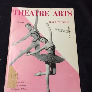 Erik Bruhn Nora Kaye Tennessee Williams Theatre Arts Sept 1958 Magazine