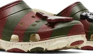 A Nightmare on Elm Street Freddy Krueger Crocs All Terrain Clog Size 13 New