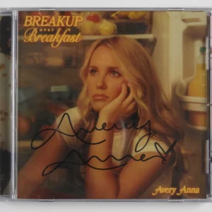 Avery Anna Signed Autograph Breakup Over Breakfast CD Booklet Still Sealed
