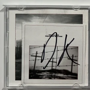 The Killers Dave Keuning signed autograph CD Booklet Insert Pressure Machine