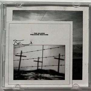 The Killers Brandon Flower signed autograph CD Booklet Insert Pressure Machine