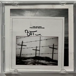 The Killers Brandon Flower signed autograph CD Booklet Insert Pressure Machine