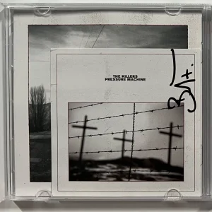The Killers Brandon Flower signed autograph CD Booklet Insert Pressure Machine