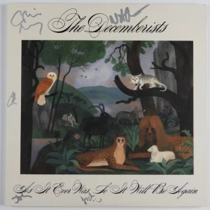 The Decemberists Signed Autograph JSA Album Record Vinyl As It Ever Was