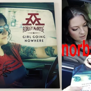 ASHLEY MCBRYDE SIGNED GIRL GOING NOWHERE VINYL w/EXACT VIDEO PROOF & BECKETT COA