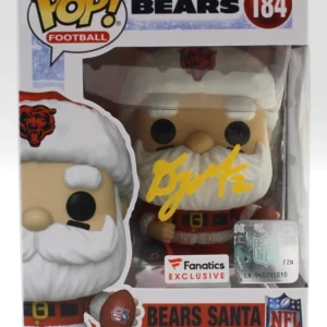 DJ Moore D.J. Signed Chicago Bears Santa Funko Pop 184 w/Beckett COA BR25890